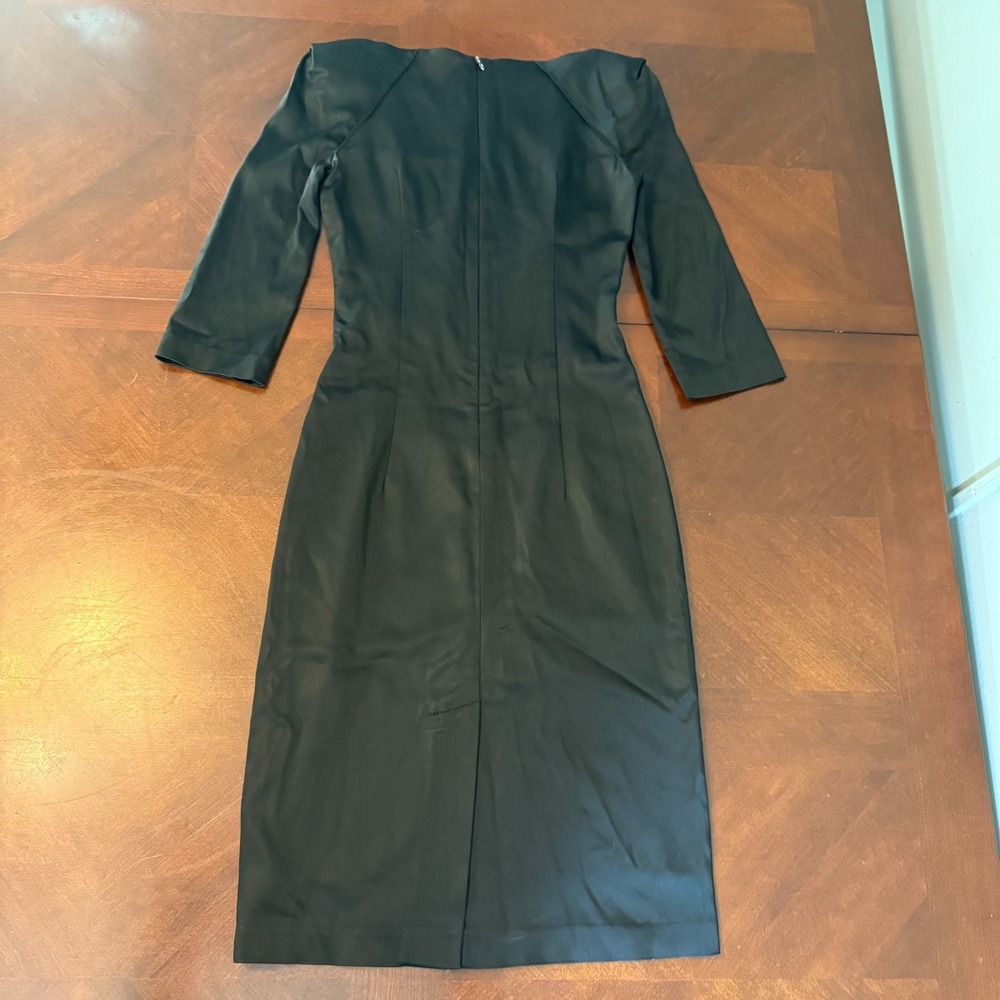 Bolero Black‎ Dress Women's  XS Sheath Midi Cocktail Evening Formal - Picture 2 of 14